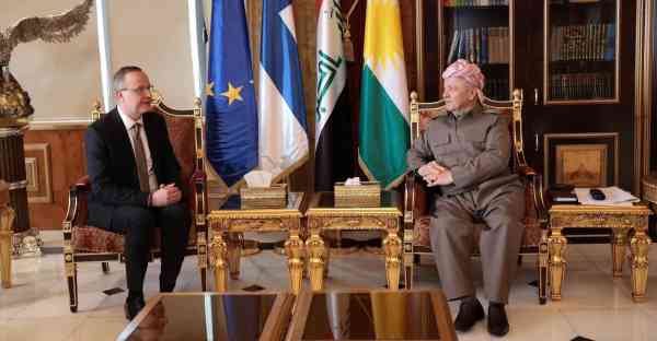 السفير الفنلندي لبارزاني: وجود إقليم كوردستان قوي يساهم في تعزيز قوة العراق
