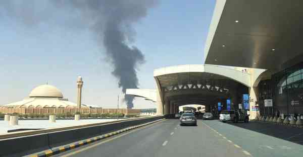 استهداف جديد لمطار الرياض من قبل الحوثيين